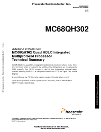 Datasheet MC68QH302 manufacturer Freescale