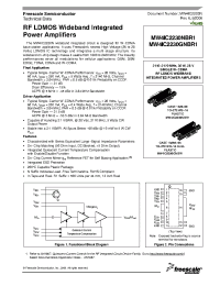 Datasheet MW4IC2230GNBR1 manufacturer Freescale