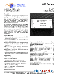 Datasheet 858H8D10-1 manufacturer Frequency Devices