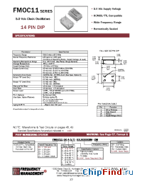 Datasheet FMOC1150A/T производства Frequency Management