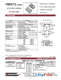 Datasheet FMOC7150D/S производства Frequency Management