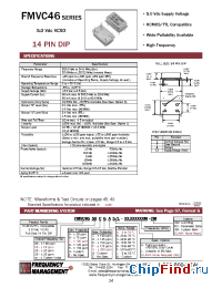 Datasheet FMVC4620DDC производства Frequency Management