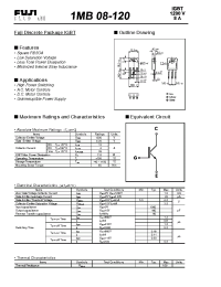 Datasheet 1MB08-120 manufacturer Fuji