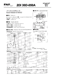 Datasheet 2DI30D-050A manufacturer Fuji