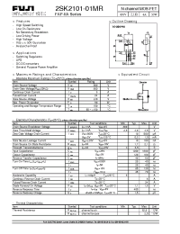 Datasheet 2SK2101-01MR производства Fuji