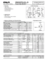 Datasheet 2SK3272-01L производства Fuji