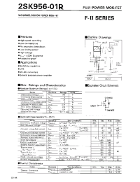 Datasheet 2SK956-01R производства Fuji