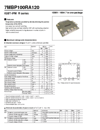 Datasheet 7MBP100RA120 производства Fuji