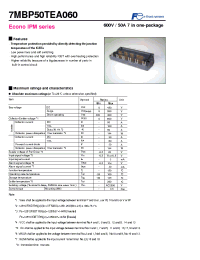 Datasheet 7MBP50TEA060 производства Fuji