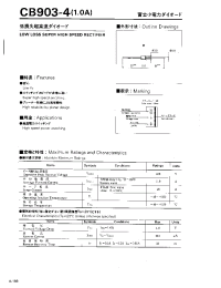 Datasheet CB903-4 производства Fuji