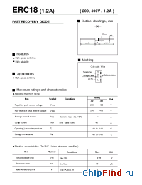Datasheet ERC18-04 manufacturer Fuji