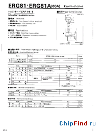 Datasheet ERG81-004 manufacturer Fuji