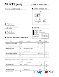 Datasheet SC211-4 manufacturer Fuji