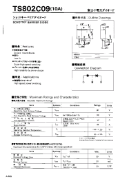 Datasheet TS802C09 manufacturer Fuji