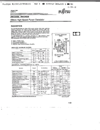 Datasheet 2SC2526 производства Fujitsu
