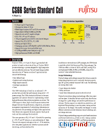 Datasheet CS6628 производства Fujitsu