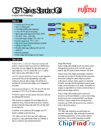 Datasheet CS71 производства Fujitsu
