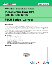 Datasheet F5CH-820M00L2FV manufacturer Fujitsu