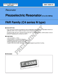 Datasheet FAR-C4CN-04194-L00-R manufacturer Fujitsu
