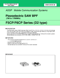 Datasheet FAR-F5CP-902M50-D205-U manufacturer Fujitsu