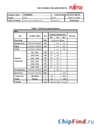 Datasheet FAR-F6CP-1G5754-L21H производства Fujitsu