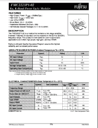 Datasheet FMC2223P1-02 производства Fujitsu