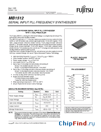 Datasheet MB1512 manufacturer Fujitsu