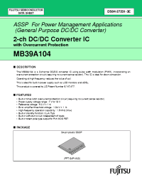 Datasheet MB39A104 производства Fujitsu