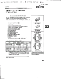 Datasheet MB6022A-P manufacturer Fujitsu