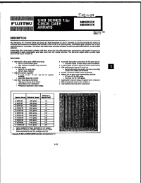 Datasheet MB602xxx manufacturer Fujitsu