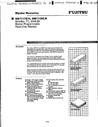 Datasheet MB7118H manufacturer Fujitsu
