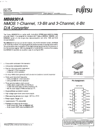 Datasheet MB88301A manufacturer Fujitsu