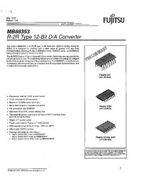 Datasheet MB88353P производства Fujitsu