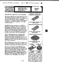 Datasheet MB88501 manufacturer Fujitsu