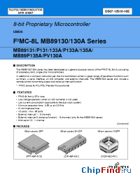 Datasheet MB89133AP manufacturer Fujitsu