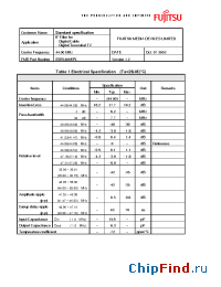 Datasheet SBF0406KPL производства Fujitsu