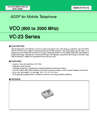 Datasheet VC-23 производства Fujitsu