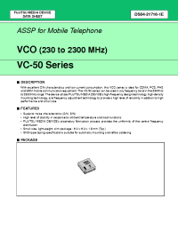 Datasheet VC-2R5A50-1035 производства Fujitsu