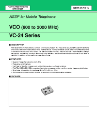 Datasheet VC-2R8A24 производства Fujitsu