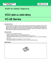 Datasheet VC-2R8A26-2143 производства Fujitsu