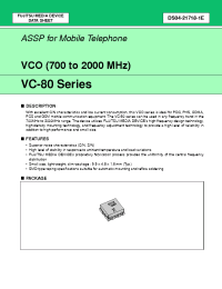 Datasheet VC-3R0A80-1668N производства Fujitsu