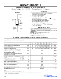 Datasheet 1N4934 производства General Semiconductor