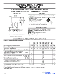 Datasheet 3N246 производства General Semiconductor