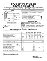 Datasheet BYM12-100 производства General Semiconductor