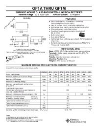 Datasheet GF1APKG.19 производства General Semiconductor