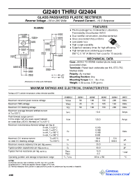 Datasheet GI2401 производства General Semiconductor