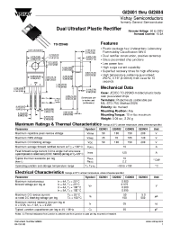 Datasheet GI2401...GI2404 производства General Semiconductor