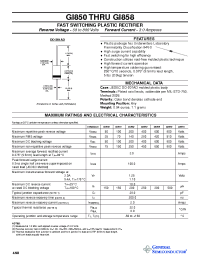 Datasheet GI852 производства General Semiconductor