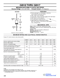 Datasheet GI914 производства General Semiconductor