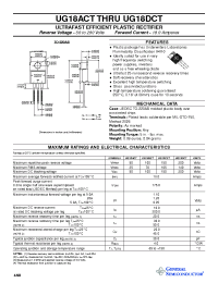 Datasheet GL34A производства General Semiconductor
